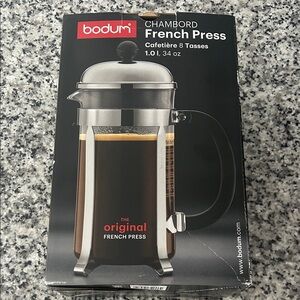 Bodum Chambord French Press - Black and Silver